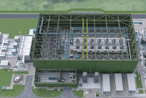 Process treatment plant