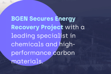 BGEN Secures Energy Recovery Project with a leading specialist in chemicals and high-performance carbon materials.
