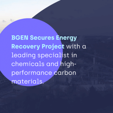 BGEN Secures Energy Recovery Project with a leading specialist in chemicals and high-performance carbon materials.